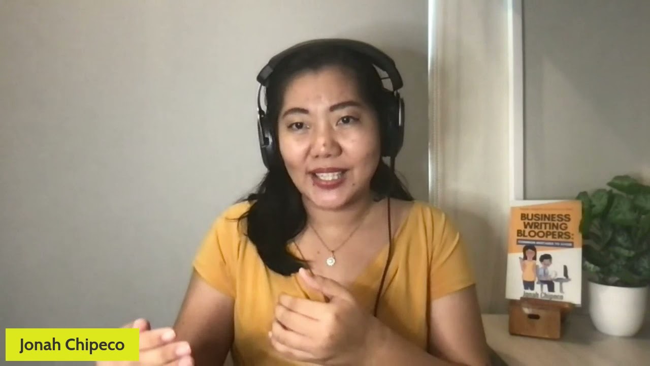Virtual Book Launch: Learning From Mistakes | Business Writing Bloopers by Jonah Chipeco