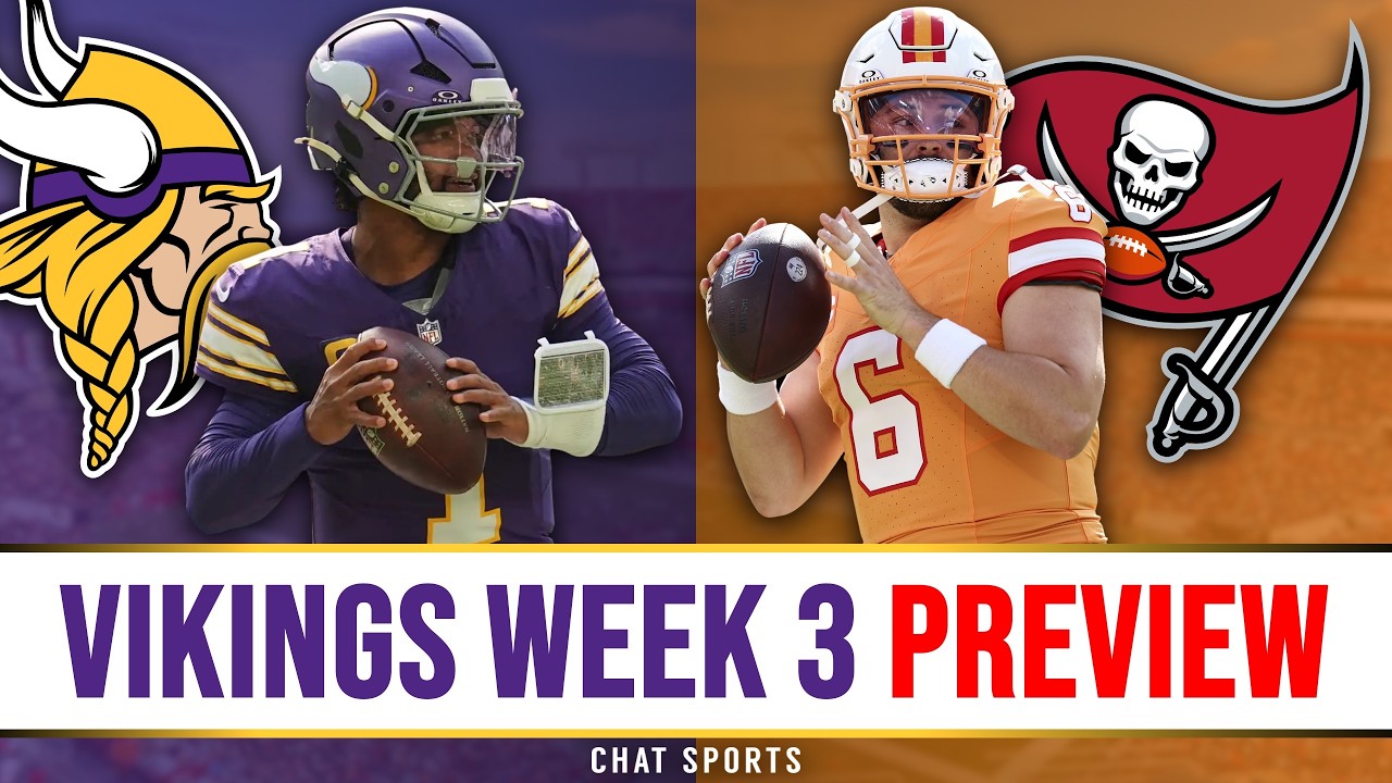 Minnesota Vikings vs. Tampa Bay Buccaneers Preview, Injury Report, Analysis  & Prediction | Week 3