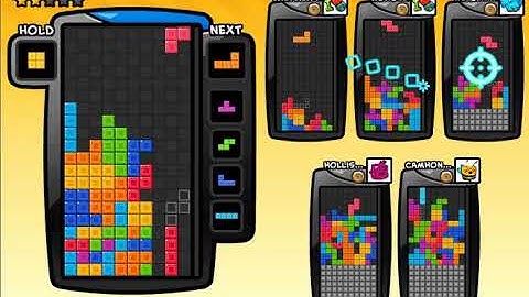 Practicing Continuous T-Spins #2 - Tetris Battle 6P