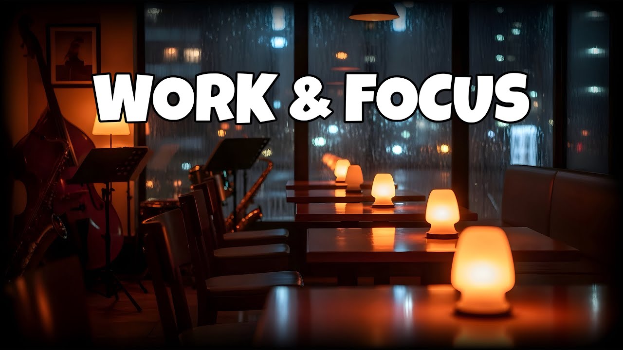 🔴 LIVE Jazz for Work & Focus ☕ Calm Instrumental Music 