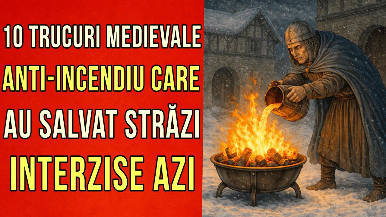 10 Trucuri medievale anti-incendiu care au salvat străzi - Interzise azi.