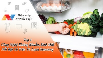 Top 4 công nghệ kháng khuẩn, khử mùi nổi bật có trên tủ lạnh Samsung - Điện Máy Người Việt