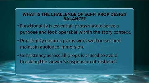 What Is The Challenge Of Sci-fi Prop Design Balance? - The SciFi Reel