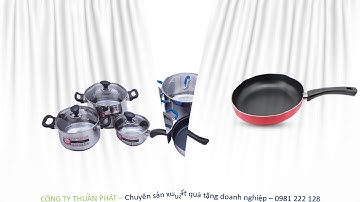 bộ 3 nồi inox quà tặng từ sharp
