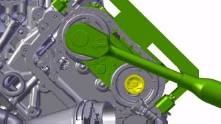 Mercedes-AMG M177 V8 Biturbo Engine Setting Camshaft Timing