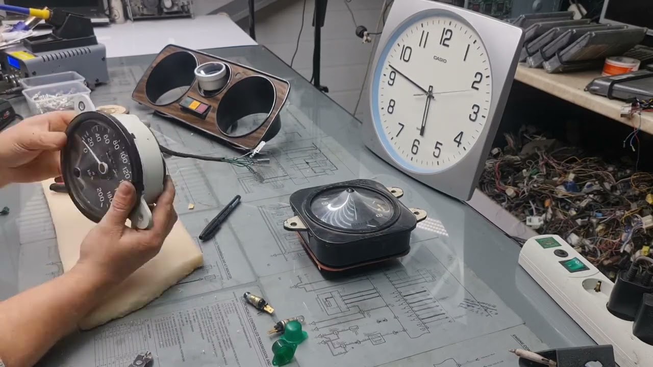 Спидометр Газ 24 колодцы. Адаптация под АКПП: электроспидометр,корректор частоты,тахометр,АКПП. Тест