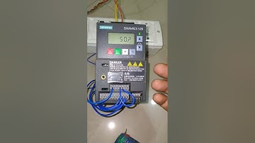 HOW TO RESET SIEMENS V20 DRIVE Part 2 | Automation Industry 1.0