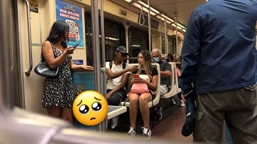 Disturbing Girl In A Subway 🥺 -  Social Experiment