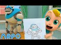 ARPO the Robot | Running on Empty!! - Low BATTERY!!! | Funny Cartoons for Kids | Arpo & Daniel