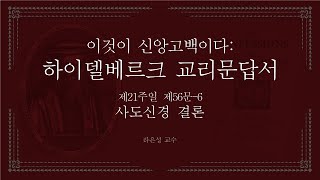 이것이 신앙고백이다: 하이델베르크 교리문답서 56문-6 (사도행전 결론) - 라은성 교수