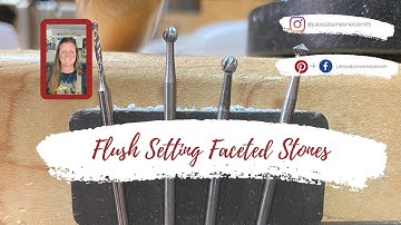 Real Time: Step-by-Step Flush Setting Round Faceted Gemstones