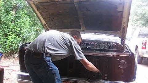 1978 c10 grill + engine removal Part 1
