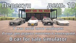 «День #10 У нас собственный мойщик машин и 2 редких автомобиля»