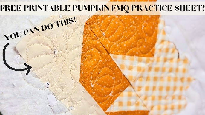 🎃FREE Pumpkin FMQ Practice Sheet and Easy Beginner Free Motion Quilting Tutorial!🎃 - YouTube free-pumpkin-fmq-practice-sheet-and-easy-beginner-free-motion-quilting-tutorial-youtube
