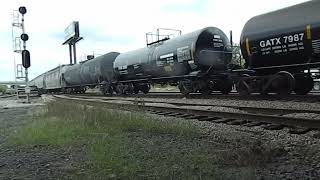CSX 7501 Leads Mixed Freight - 7/24/2025