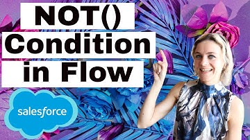 NOT() Custom Logic in Salesforce Flow