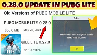 Finally 😍| Pubg Lite 0.28.0 New Update Is Here | Winner Pass Season 61 Coming | Pubg Lite New Update