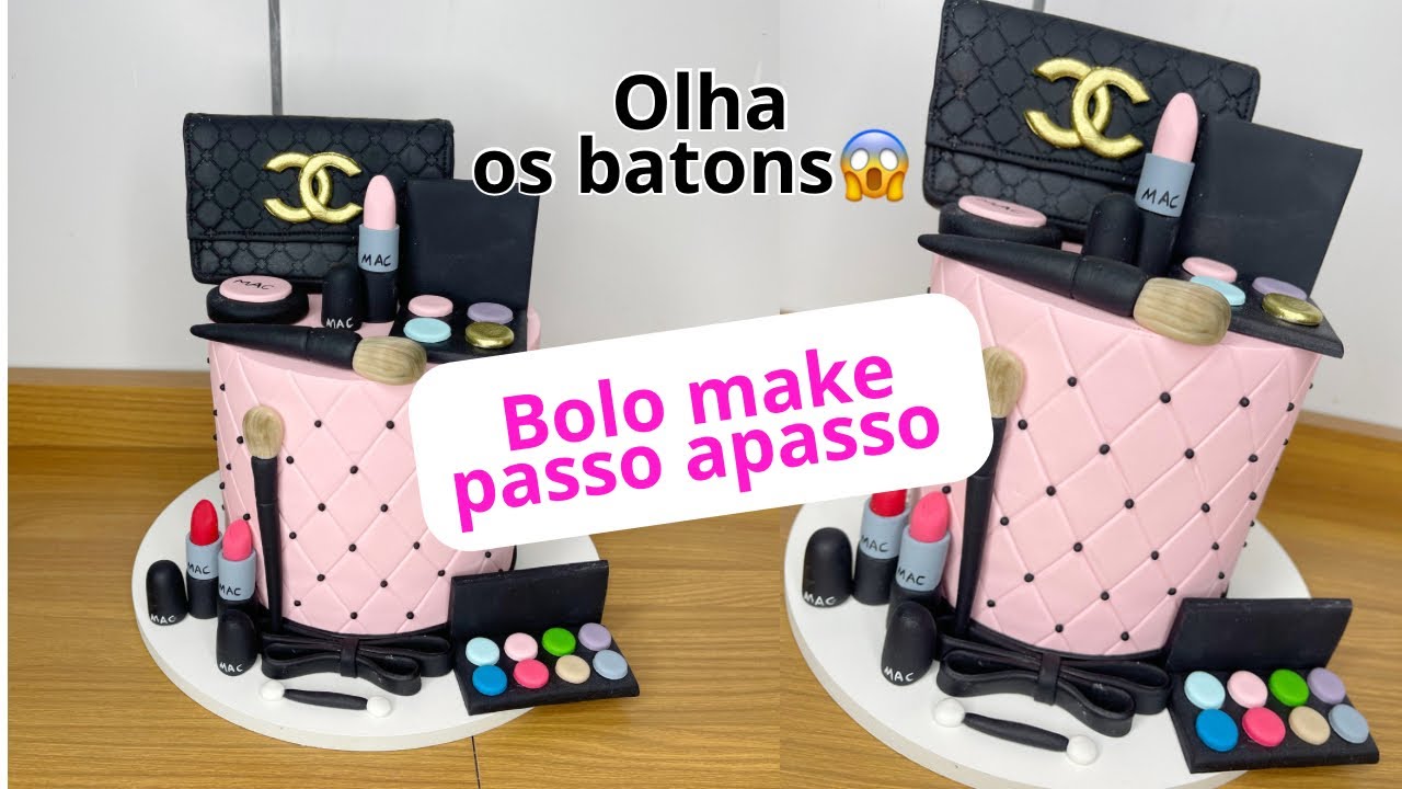 Bolo de Maquiagem: inspirações e como fazer passo a passo!