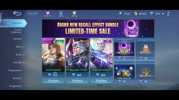 MLBB Black Void Recall Effects, lucky draw 700 diamond lang.