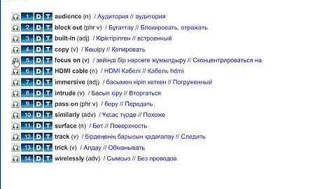 Action 10 module 3f Vocabulary Curricular IT