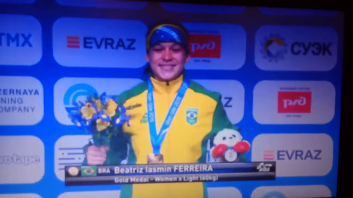 Pódio de Bia Ferreira no Mundial de Boxe da Rússia