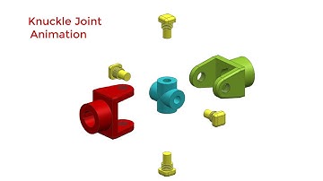 Knuckle Joint Animation in NX(Unigraphics) || C for CAD ||