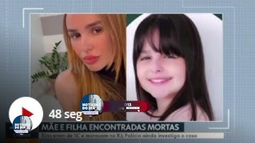 Perícia não encontra sinais de violência nos corpos de influencer e filha mortas no Rio