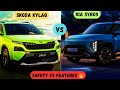 2025 Skoda Kylaq Vs Kia Syros | Syros Vs Kylaq Comparison | Safety Vs Features 🔥
