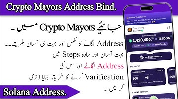 Crypto Mayors Solana Address | Crypto Mayors Withdrawal | Crypto Mayors Wallet Connect | Cryptomayor