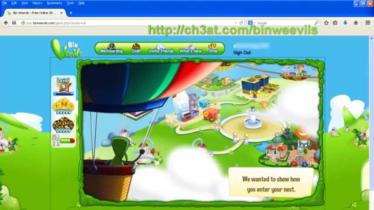 Play Binweevils Bin Weevils