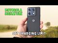 How to set charging limit Motorola Signature