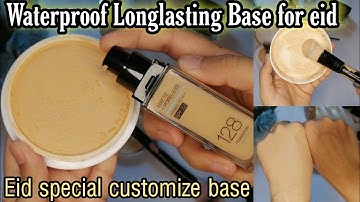 waterproof long-lasting Customized base  ||Eid special||