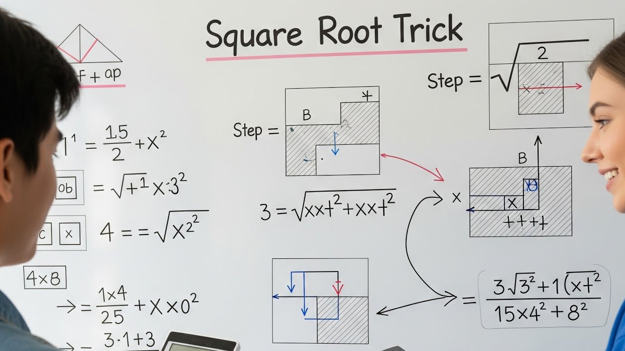 Learning Easy Square Root Trick - YouTube