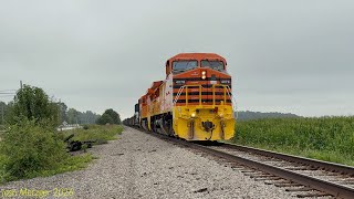 CF&E LIFW-13 w/ IORY C40-8Ws #’s 4078 and 4091 (G&W 125th Anniversary) @ Grubb Rd in Elida, OH