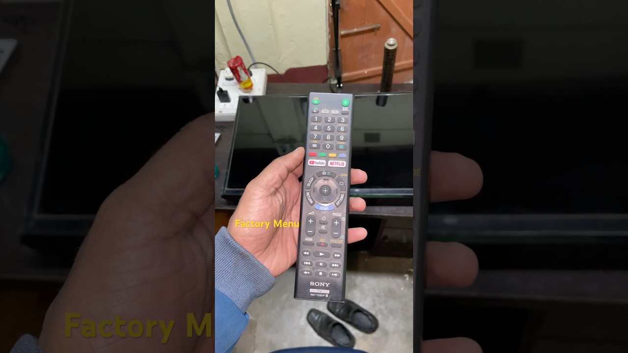 Sony tv factory reset