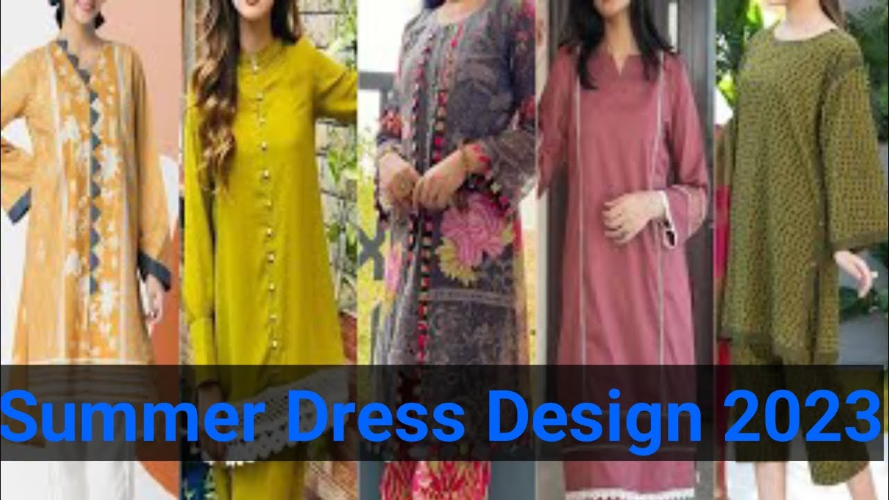 Summer Dress Design 2023 Garmiyon k Dress Design 2023 Tk Design
