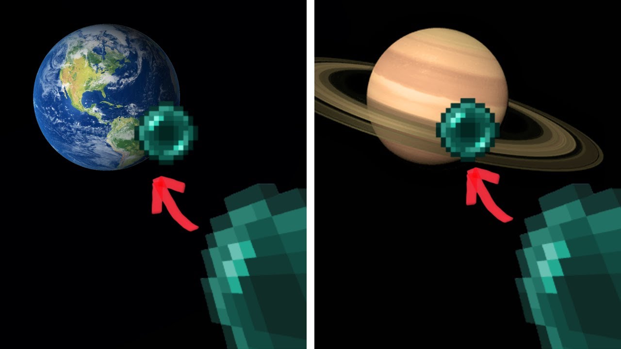 what's inside minecraft planets ?