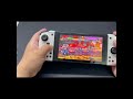 playing King of Fighters game with coiorvis phantom split joypad