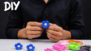 DIY Clay Flower Making 🌸 | Easy Handmade CraftAmazing DIY Flower with Clay | Easy Craft Idea
