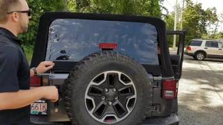 How to take off soft top jeep wrangler