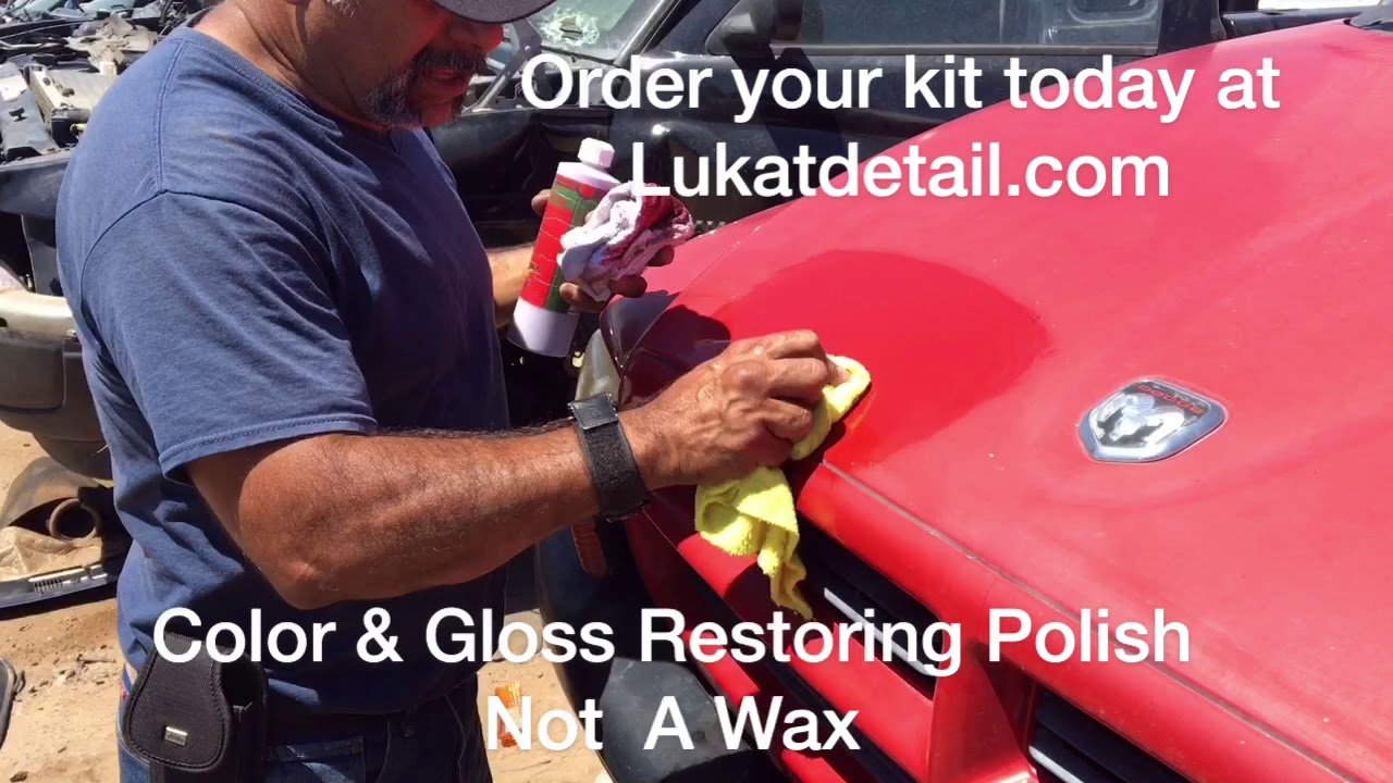 Lukat Fix It Old Paint Cleaning Polish YouTube