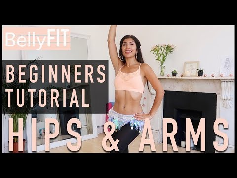 Beginners Bellydance Tutorial | HIPS & ARMS | By Leilah Isaac