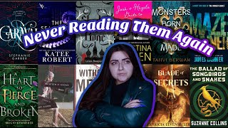 Famous ✨BOOKS I'LL NEVER REREAD (Old Favourites, disappointments & more!) #Booktube ✨ Wealth