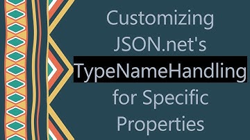 Customizing JSON.net
