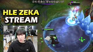HLE Zeka Stream | Completely 1V9 with Anvivia Mid