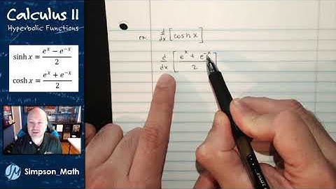 Hyperbolic Functions