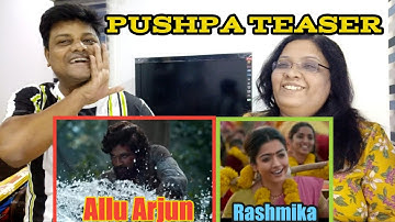 Introducing Pushpa Raj | Allu Arjun, Rashmika| DSp,Sukumar |Pushpa teaser | Pushpa trailer| REACTION