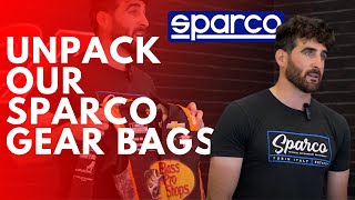 Unpack our SPARCO Gear Bags