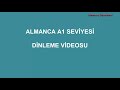 A1 ALMANCA SINAVINA YÖNELİK DİNLEME CD Sİ