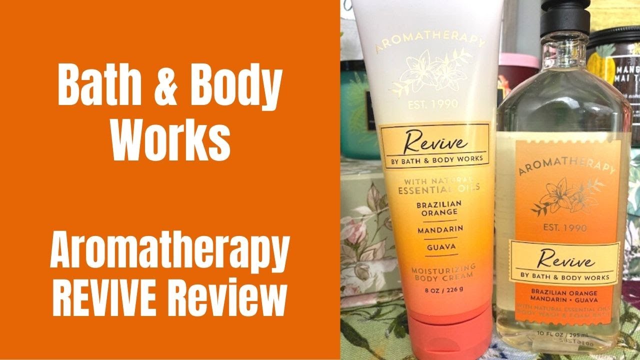 Bath & Body Works NEW Aromatherapy REVIVE Review!
